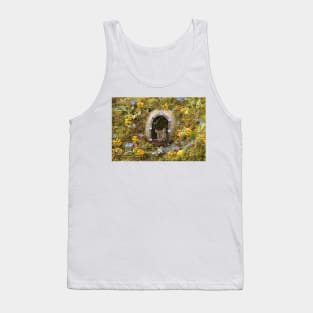 George the mouse with spring flowers 237 Tank Top